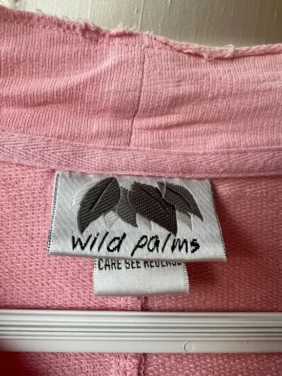 Boho Cozy Cotton Pink Women's Pullover Top - Picture 5 of 6